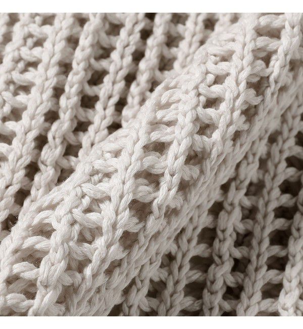 Demi-Luxe BEAMS 「3ゲージ コットン メッシュ プルオーバー」|ニット・セーター|