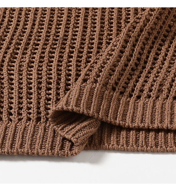 Demi-Luxe BEAMS 「3ゲージ コットン メッシュ プルオーバー」|ニット・セーター|