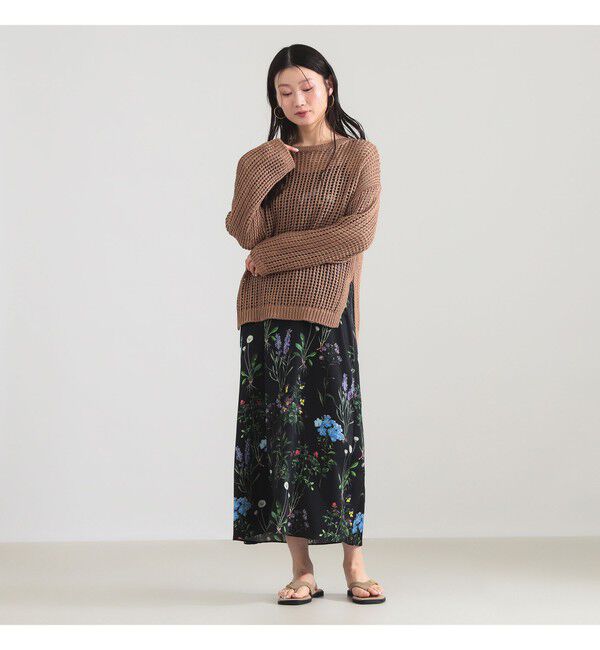 Demi-Luxe BEAMS 「3ゲージ コットン メッシュ プルオーバー」|ニット・セーター|