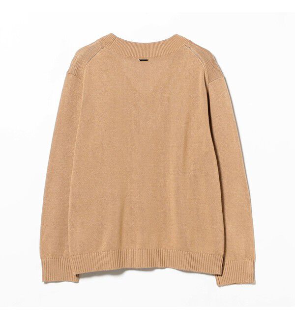 Demi-Luxe BEAMS 「コットンシルク Vネック プルオーバー」|ニット・セーター|