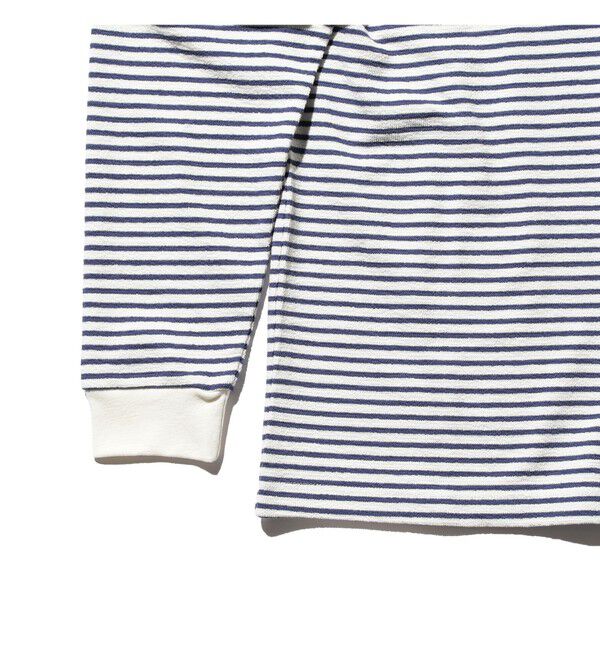 BEAMS PLUS「インレイ ストライプ ポケット Tシャツ」|Tシャツ・カットソー|