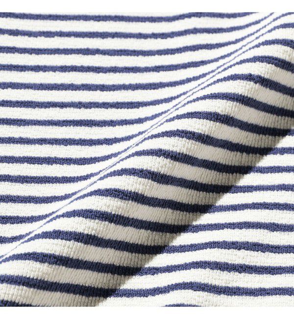 BEAMS PLUS「インレイ ストライプ ポケット Tシャツ」|Tシャツ・カットソー|
