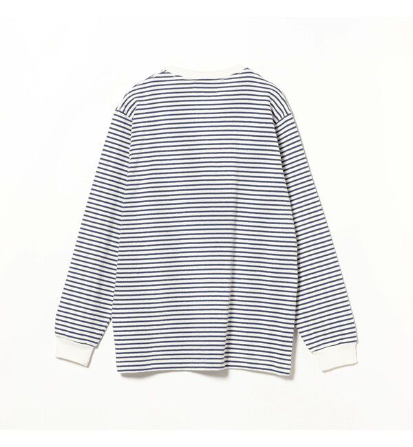 BEAMS PLUS「インレイ ストライプ ポケット Tシャツ」|Tシャツ・カットソー|
