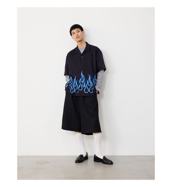 BEAMS「【ワイドストレートフィット】ショート スラックス」|その他|