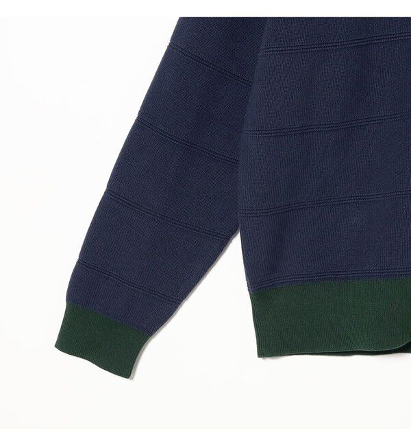 BEAMS「【別注】LACOSTE / ジップ カーディガン」|ニット・セーター|