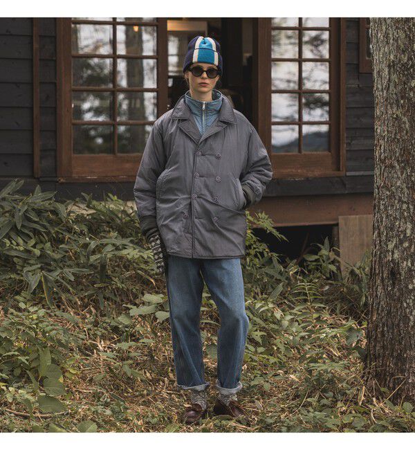 BEAMS PLUS「P-Coat Nylon Pigment Print」|ダッフルコート|