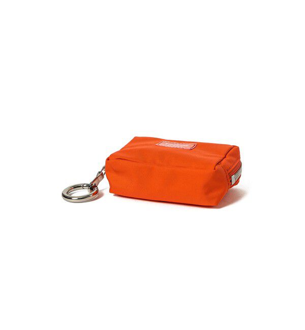 BEAMS「【別注】STANDARD SUPPLY / スクエアチャームポーチ "BEAMS ORANGE"」|ポーチ|
