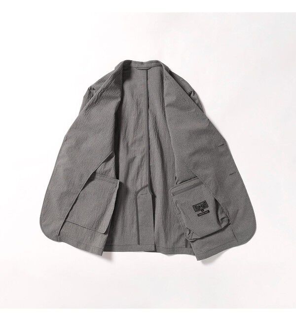 BEAMS PLUS「3B Anywhere(wear) Jacket Seersucker Plaid」|テーラードジャケット|