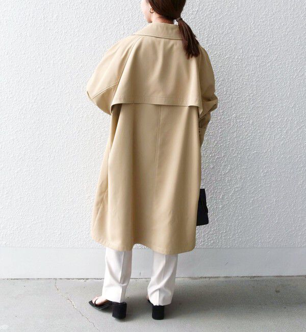 SHIPS any「SHIPS any: 〈洗濯機可能〉フレア ミディ トレンチ コート」|トレンチコート|