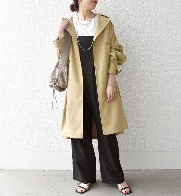 SHIPS any「SHIPS any: 〈洗濯機可能〉フレア ミディ トレンチ コート」|トレンチコート|