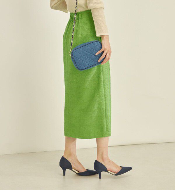 SHIPS for women「〈手洗い可能〉フロント ジップ ツイード タイト スカート」|スカート|