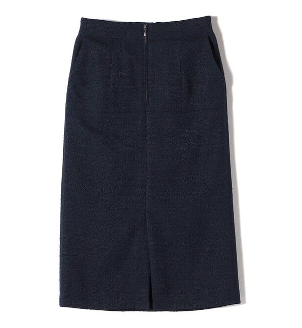 SHIPS for women「〈手洗い可能〉フロント ジップ ツイード タイト スカート」|スカート|