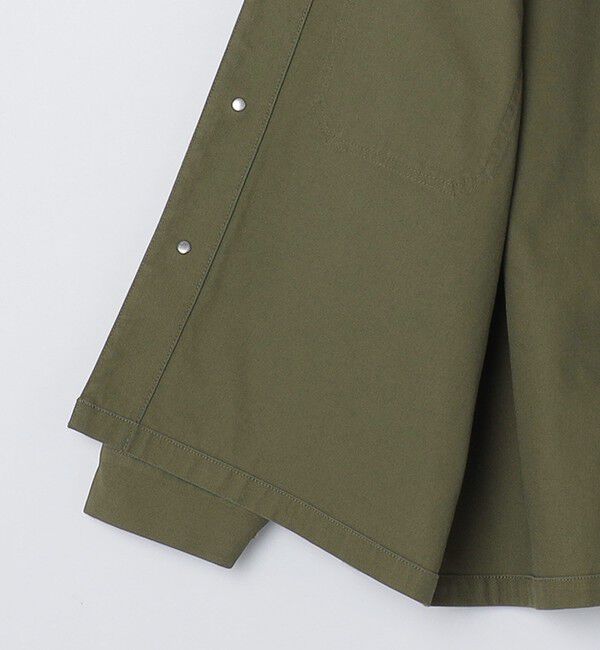 SHIPS「SHIPS: ハイツイストヤーン コットン ミリタリー シャツ アウター」|ミリタリージャケット|