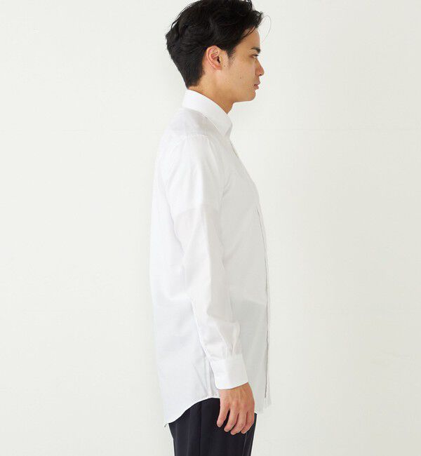 SHIPS Colors 「SHIPS Colors:イージーアイロン ワイドカラー ロングスリーブ シャツ」|シャツ・ブラウス|