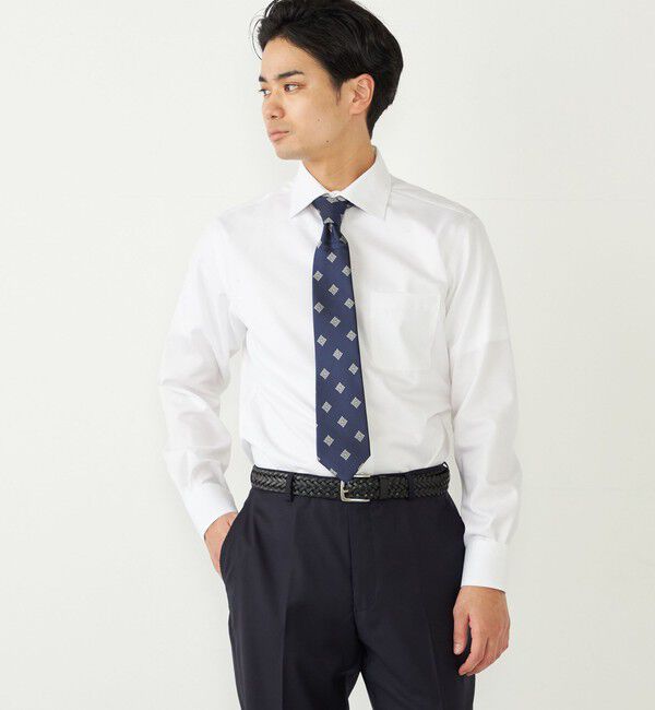 SHIPS Colors 「SHIPS Colors:イージーアイロン ワイドカラー ロングスリーブ シャツ」|シャツ・ブラウス|