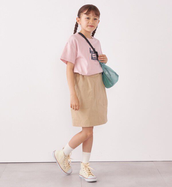 SHIPS any「【SHIPS any別注】MONMIMI: グラフィック プリント 半袖 Tシャツ<KIDS>」|Tシャツ・カットソー|