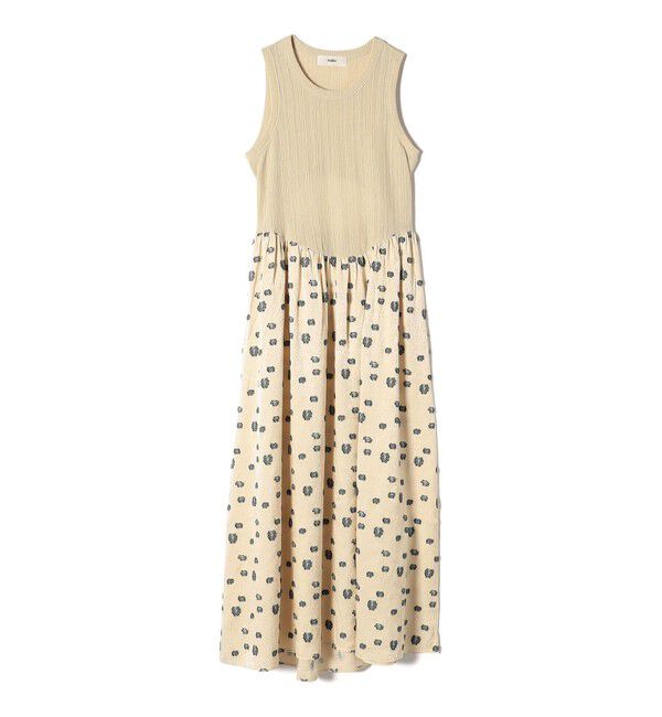 SHIPS for women「muller of yoshiokubo:BUD ギャザー ドレス」|ワンピース|ベージュ系