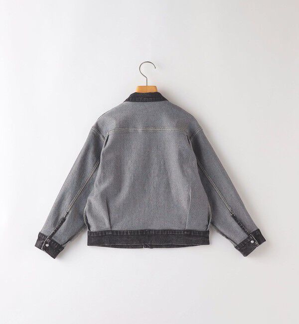 SHIPS KIDS「SHIPS KIDS:100～130cm / ジャージー ライク デニム ジャケット」|その他|