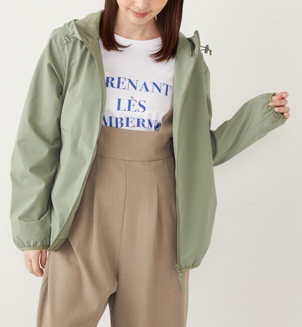 SHIPS Colors 「SHIPS Colors:〈撥水/防風〉AllWeatherTex マウンテンパーカー◇」|ブルゾン・スタジャン|ライトグリーン