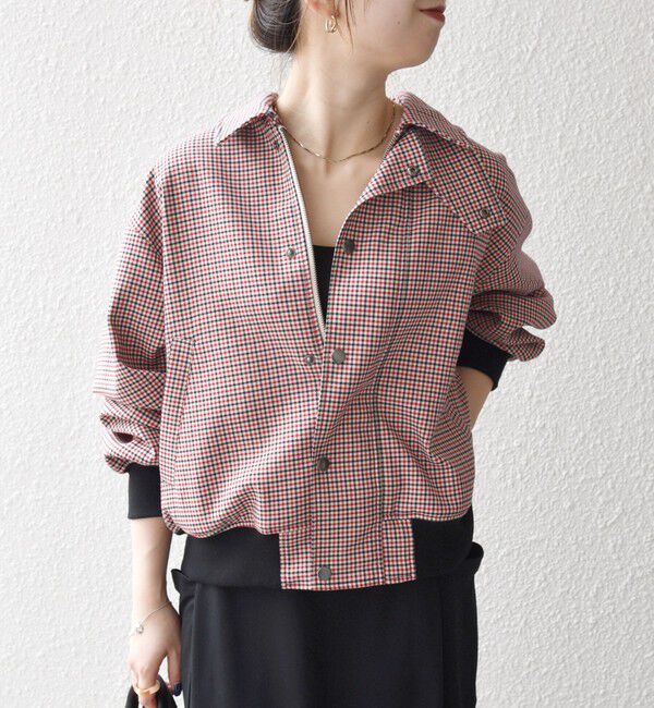 SHIPS any「SHIPS any: ガンクラブ チェック ハンティング ブルゾン」|ブルゾン・スタジャン|