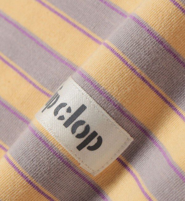 SHIPS for women「《予約》【WEB限定】マルチ ボーダー フレンチスリーブ プルオーバー」|Tシャツ・カットソー|