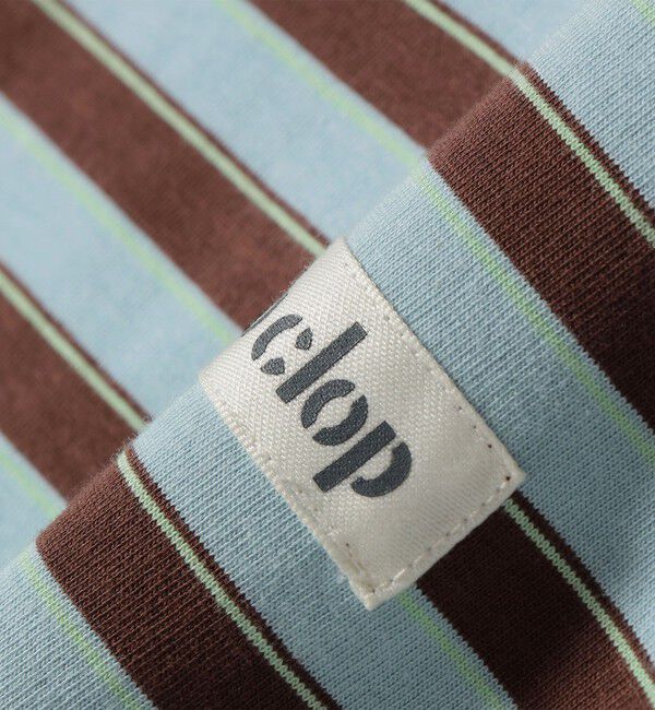 SHIPS for women「《予約》【WEB限定】マルチ ボーダー フレンチスリーブ プルオーバー」|Tシャツ・カットソー|