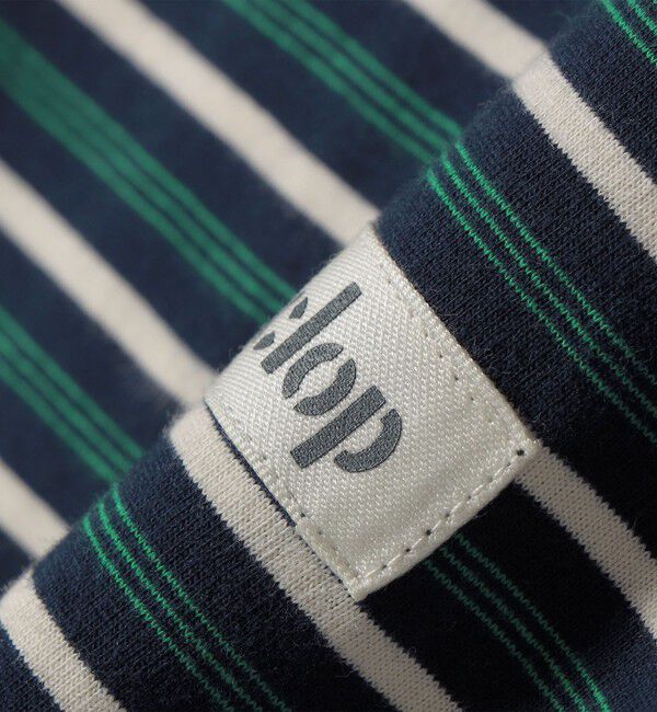 SHIPS for women「《予約》【WEB限定】マルチ ボーダー フレンチスリーブ プルオーバー」|Tシャツ・カットソー|