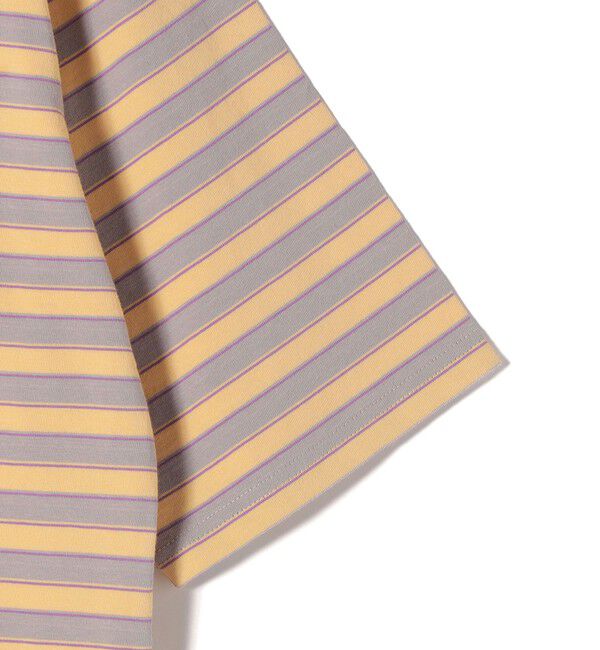 SHIPS for women「【WEB限定】マルチ ボーダー 5分袖 TEE」|Tシャツ・カットソー|