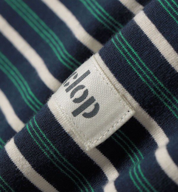 SHIPS for women「【WEB限定】マルチ ボーダー 5分袖 TEE」|Tシャツ・カットソー|