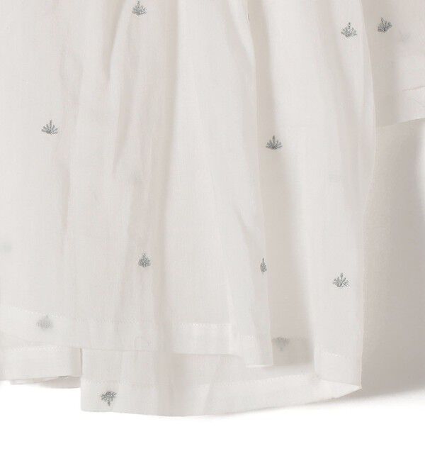 SHIPS for women「《予約》〈手洗い可能〉コットン オーガンジー リーフ 刺繍 羽織 ブラウス」|シャツ・ブラウス|