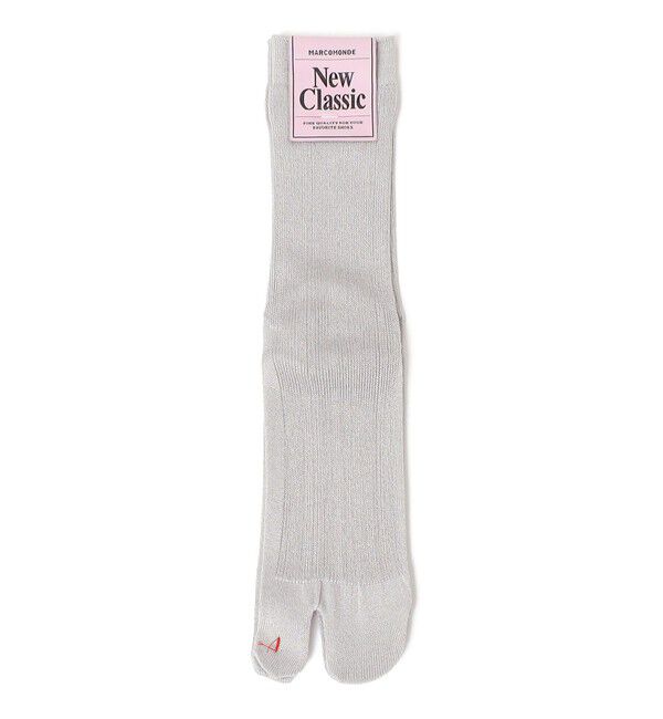 SHIPS for women「MARCOMONDE:グリッター 足袋 ソックス」|ソックス|シルバー