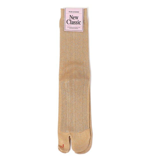 SHIPS for women「MARCOMONDE:グリッター 足袋 ソックス」|ソックス|ゴールド