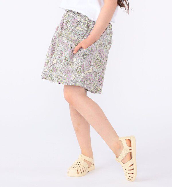 SHIPS KIDS「SHIPS KIDS:100～130cm / リバティ キュロット」|キュロット|