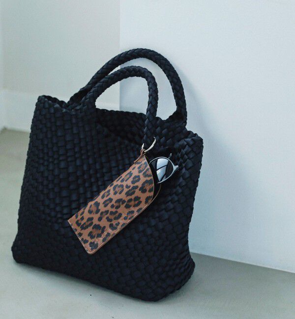 quaranciel「《予約》quaranciel: ラウンド サングラス（レオパード ケース チャーム付き）」|サングラス|