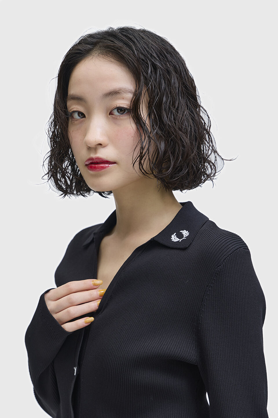 FRED PERRY 「Ribbed Knitted Shirt」|ポロシャツ|