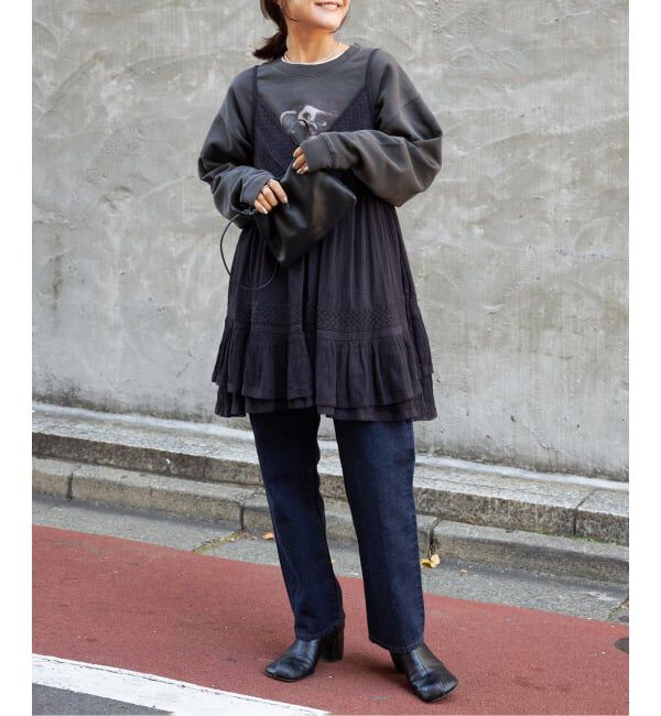 OUTDOOR PRODUCTS Usual Things「≪予約 追加≫コットンレーストリムキャミソール」|キャミソール|