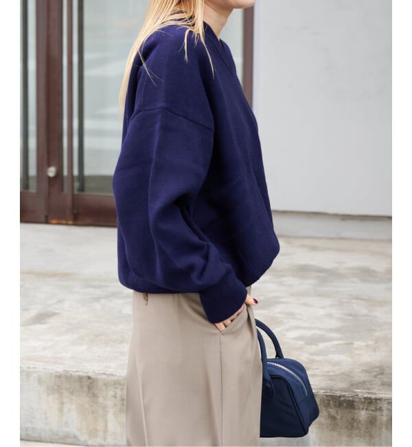 OUTDOOR PRODUCTS Usual Things「スウェットライクVネックニットプルオーバー」|ニット・セーター|