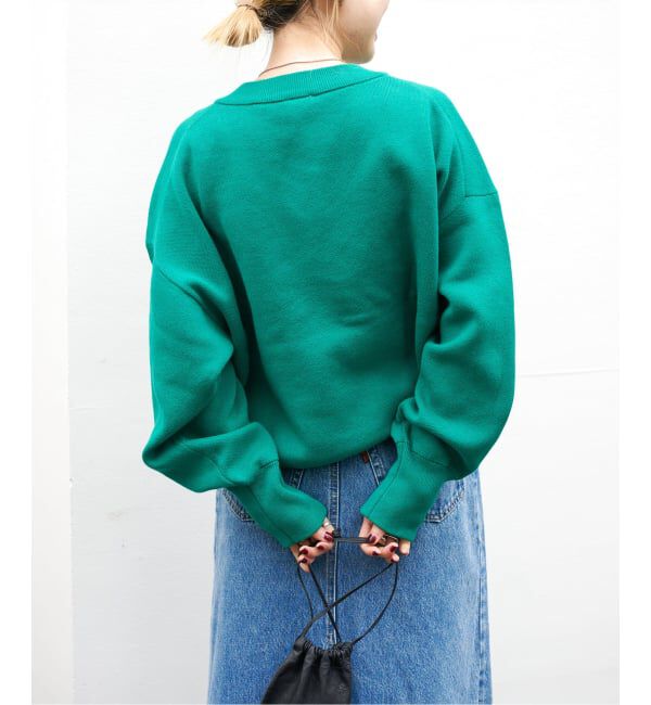 OUTDOOR PRODUCTS Usual Things「スウェットライクVネックニットプルオーバー」|ニット・セーター|