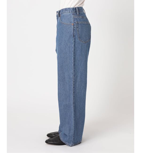 OUTDOOR PRODUCTS Usual Things「≪予約 追加≫ULTサマーデニムハイライズルーズ5PKT BLUE/NAVY」|デニム|