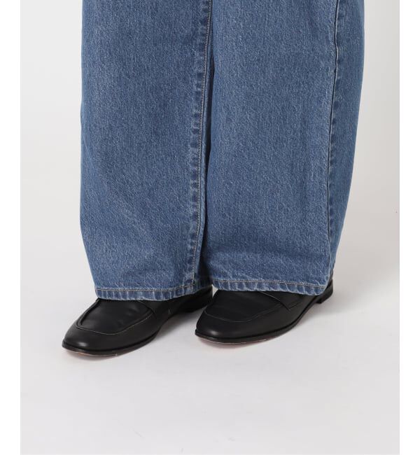 OUTDOOR PRODUCTS Usual Things「≪予約 追加≫ULTサマーデニムハイライズルーズ5PKT BLUE/NAVY」|デニム|