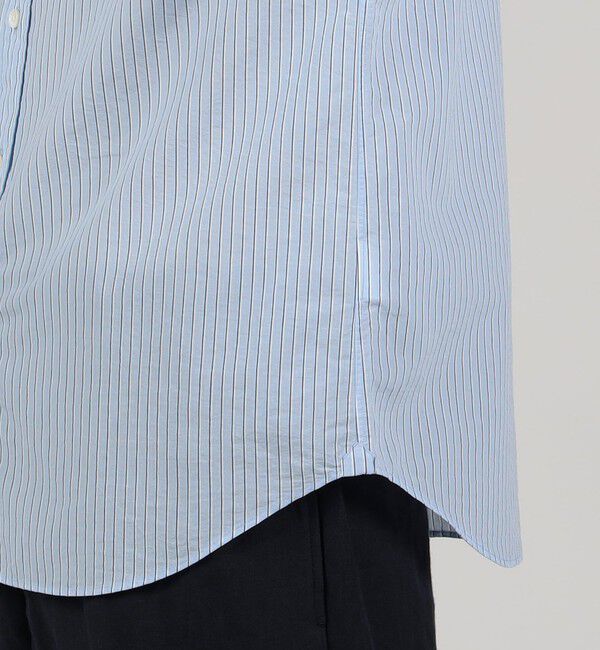 TOMORROWLAND MENS「コットンナイロンワッシャー セミワイドカラーシャツ」|シャツ・ブラウス|