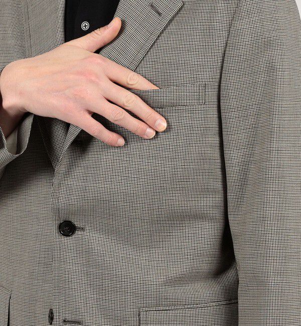 TOMORROWLAND MENS「ウールモヘヤ シングルブレステッド 3Ｂジャケット」|テーラードジャケット|