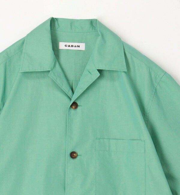 CABaN「CABaN シャトルポプリン 2-wayオープンカラーシャツ」|シャツ・ブラウス|