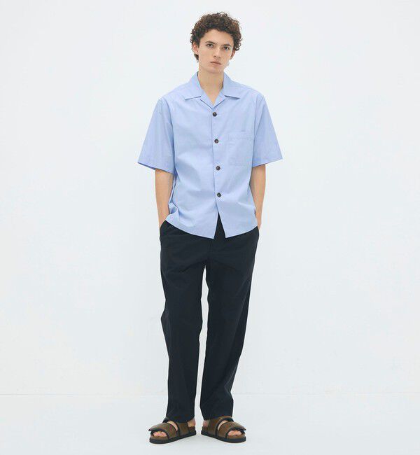 CABaN「CABaN シャトルポプリン 2-wayオープンカラーシャツ」|シャツ・ブラウス|