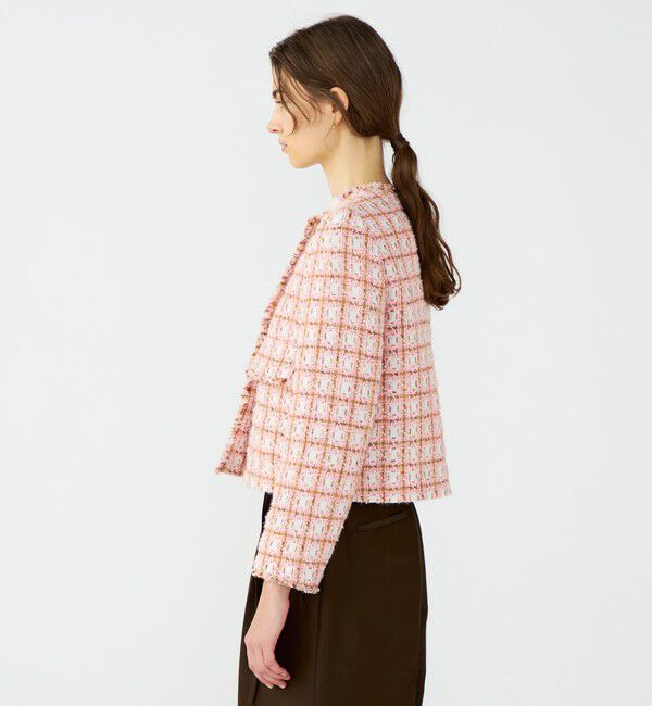 Ballsey「Parfait クルーネックジャケット」|ノーカラージャケット|