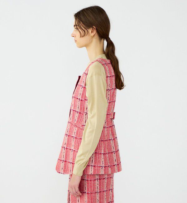 Ballsey「Cherry Pie スクエアネックジレ」|ベスト・ジレ|