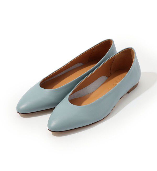 TOMORROWLAND GOODS「Aeyde ELLIE フラットシューズ」|バレエシューズ|63 ライトブルー