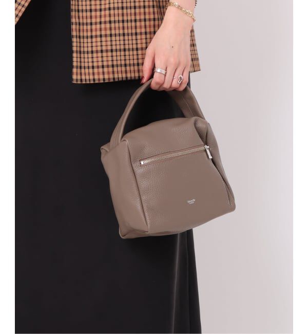  「【blancle/ ブランクレ】S.LETHER Dice handle」|ハンドバッグ|グレー