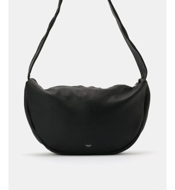  「【blancle/ ブランクレ】S.LETHER Semi circle half shoulder」|ショルダー・メッセンジャー|