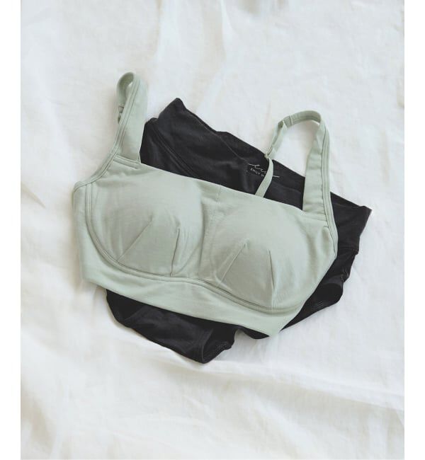 EMILYWEEK「【CALM】ハーフトップブラ（グリーン、グレー）」|インナー|グリーン